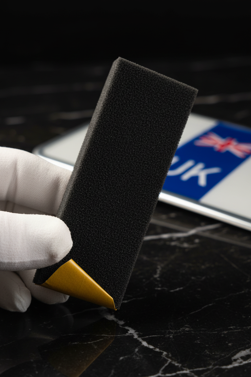 Foam Pad Held Macro Luxury Shot