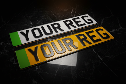 EV Green Stripe Luxury Plates Shot