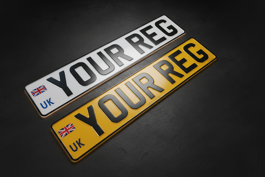 Luxury Charcoal Studio Number Plates