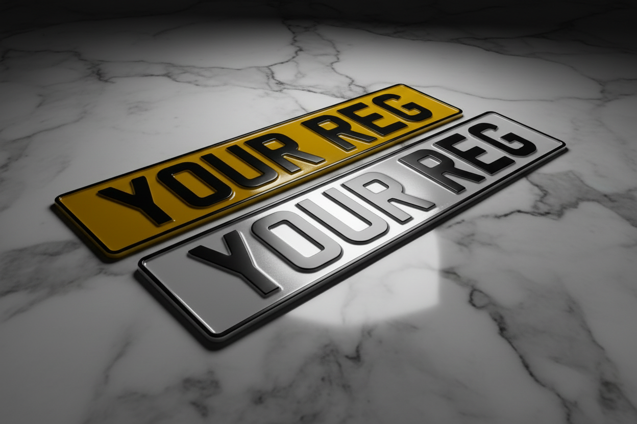 Luxury Marble Number Plates Banner v2