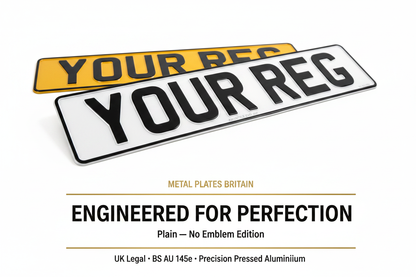 Metal Plates Britain - Plain Plates Close-Up Ad